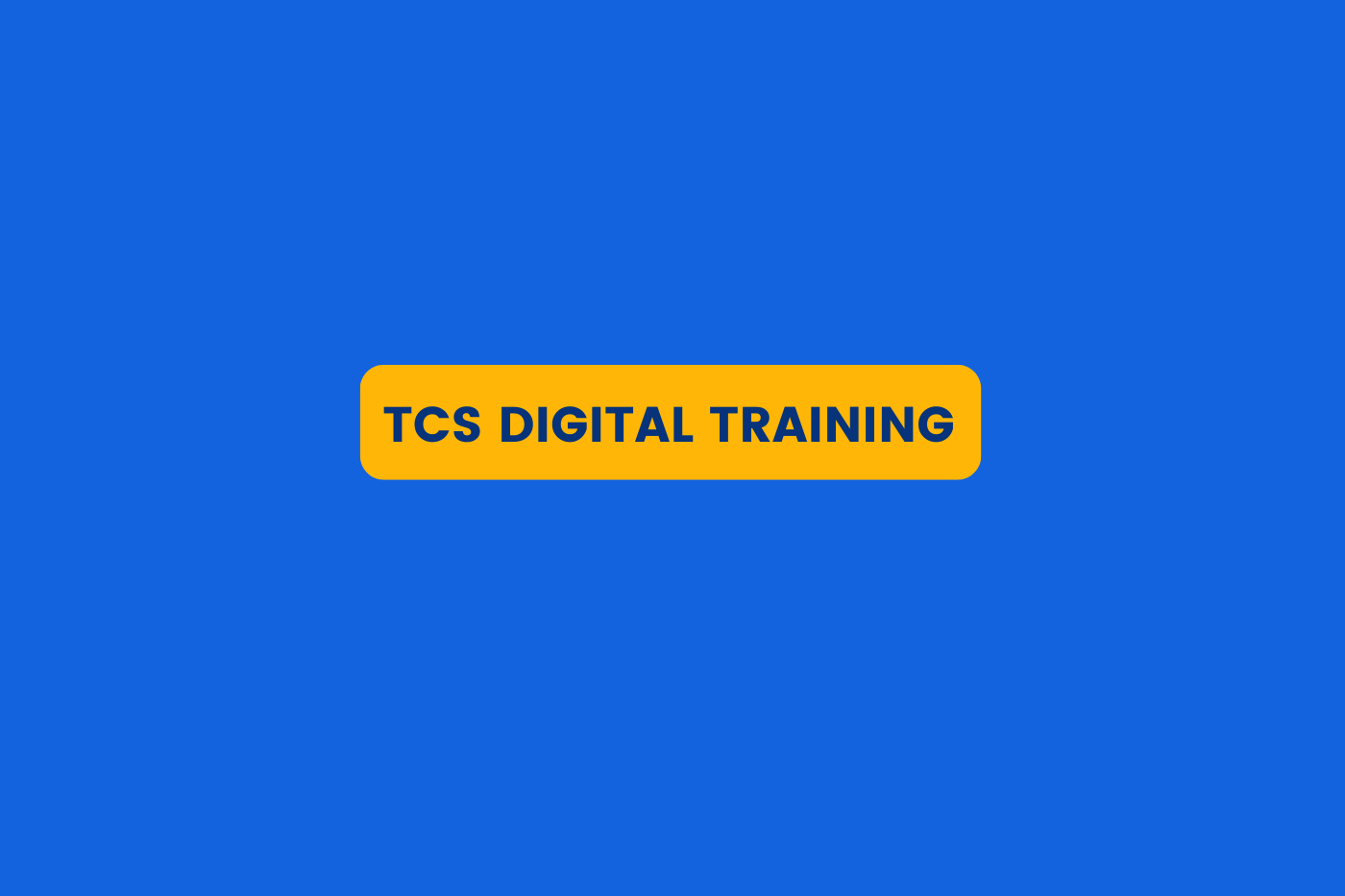 TCS Digital Training